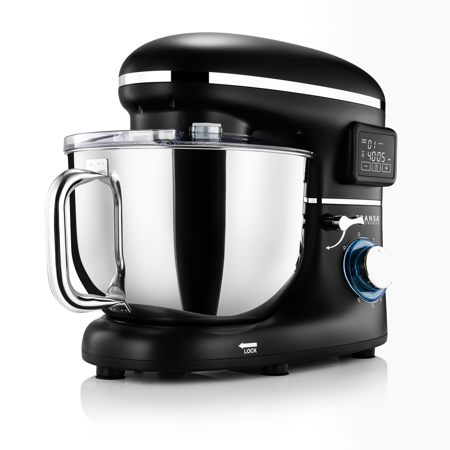 SilverHot Chef robot planetarny z misą 6 l i podgrzewaniem